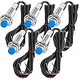 AZDelivery M12 LJ12A3-4-Z/BX Inductive Proximity Sensor 12mm Switch Detector 300mA 6-36 VDC 5V NPN Normally Open (NO) 3 Wire compatible with Arduino (Pack of 5) Including E-Book!