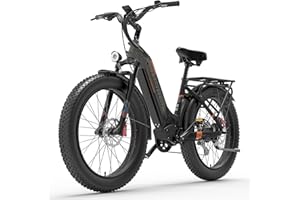 ‎LANKELEISI LANKELEISI MG600 Plus E Bike Herren 26 Zoll Elektrofahrräder für Damen, 7 Gang E-Fahrrad Mountainbike mit 48V 20Ah Wechselakku, Reichweite bis zu 150KM Fatbike