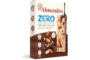 EL ALMENDRO Barritas Zero Chocolate Negro 4und x30g