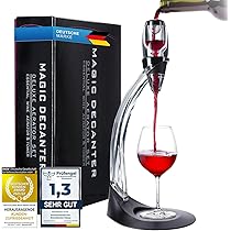 Homshsjhkis Weinbelüfter Set - Premium Dekanter Mit Filter Für Rotwein & Weißwein