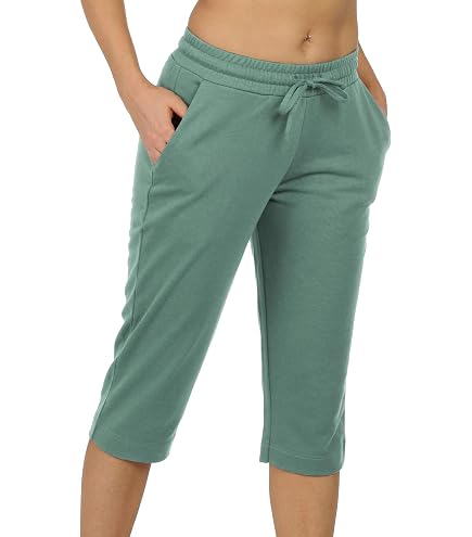 Erima Basic Damen 3/4 Hose – Atmungsaktiv, Rot, Größe 36