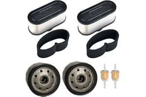 OXOXO Carkio Lot de 2 filtres à huile avec préfiltre à air Compatible with moteur 4 temps Kawasaki FR651V FR691V FR730V FS481V FS541V FS600V FS651V FS691V FS730V