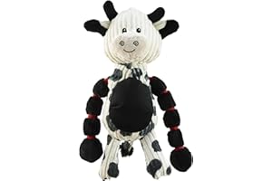 OUTWARD HOUND Charming Pet Thunda Tugga krowa pluszowa i piszcząca zabawka dla psa