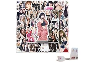 QOCUILC 50 autocollants Blackpink,autocollants décoratifs imperméables à l’eau Blackpink,cartes à collectionner K-pop,pour sacs cadeaux,ordinateur portable,valise à bagages,guitare scooter moto(B)