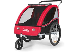 Tiggo VS 2 i 1 cykelvagn cykelsläp med buggy set jogger 50202