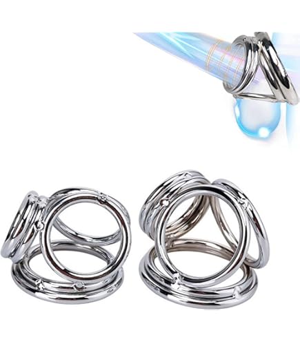 Metall Triple Cock Penis Ring - 3-Fach Penisring Fr zur intensiven  Stimulation Mnner - Hoden Ring - Gro : Amazon.de: Drogerie & Krperpflege