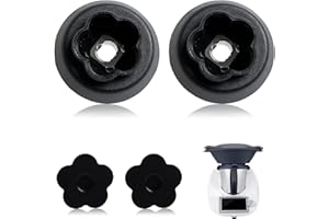 CAIHINIER 2 Stücke Kupplungsführung Getriebe,Kupplung kompatibel für Monsieur Cuisine Connect SKMC 1200 & Monsieur Cuisine Smart SKMS 1200,Getriebeführung mit Blumen 5 Zweigen für Monsieur Cuisine Smart MCC MCS