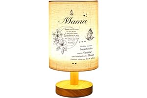 ‎LINKAX Linkax Geschenke für Mama Weihnachtsgeschenke, Geburtstagsgeschenke für Mama Oma, Dekorative Nachttischlampe Tischlampen mit Spruch, Mutter Oma Schwiegermutter Geschenk, Muttertagsgeschenke