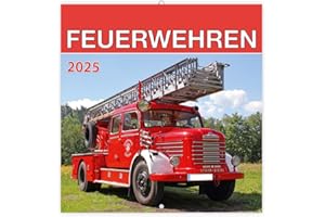 Trötsch Broschürenkalender Feuerwehren 2025: Wandplaner