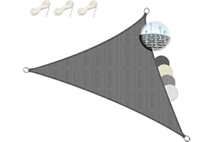 Sol Royal SolVision HS9 Lona de Sombra 7x5x5 cm Antracita Triangular - toldo Transpirable para terraza jardín casa de Playa HDPE Protección UV Toldo 700x500x500 cm