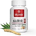 Life Aveda 100% Natural Ayurvedic Aller Gi Capsules for Allergic Reactions, Reduces Mild Asthma, Sneezes, Reduces Congestion And Skin Redness - 60 Capsules (Pack of 1)