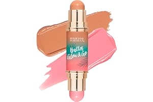 Physicians Formula Butter Glow & Go, Stick Duo Multi-Usage pour Joues, Yeux et Lèvres, Teintes pour Bronzer, Contour et Blush, Beachy Pink