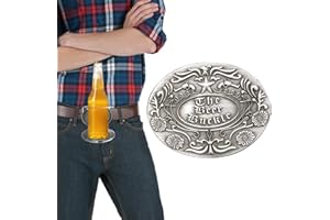 Kaxenig Flaschenschnalle, Gürtelschnalle Buckle Bier Kopf Gürtel, Gürtelschnalle Mit Bierhalter Für Flaschen Und Dosen, Mit Bierhalter Bierkopfgürtel Flaschenschnalle