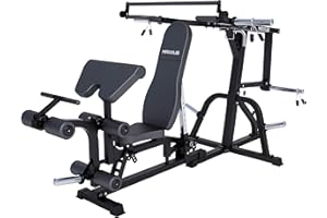MAXXUS Station de Musculation 6.0 - Banc Multifonction avec Poignée de Curl, Professionnel, Haute Qualité, Acier Robuste, Max 300kg - Musculation Homme, Fitness Materiel, Home Gym