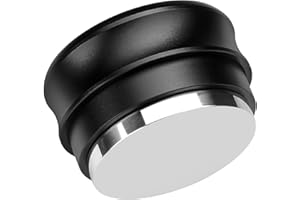 Normcore Cafetière à café de 58,5 mm | Distributeur de poudre de café | Tamper à expresso en acier inoxydable avec tapis en aluminium