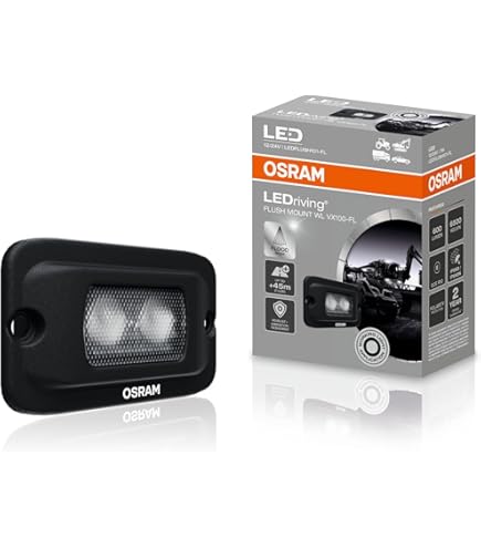 Hella 1FJ 358 196-521 LED-verstraler - Black Magic 40 - 12/24V - slank - referentienummer: 50 - montage/schroefaansluiting - lichtschijf kleur: glashelder - kabel: 2000mm - voorzijde