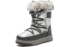 JOMIX Stivali Doposci da Donna Stivaletti Pelosi Impermeabile Calde