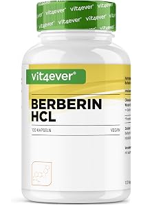 Vitaler's Berberin (Berberitze) 400mg Leberunterstützung Kreislaufsystem 60 Kaps