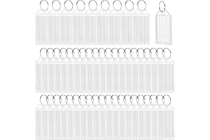 Jostift 50 Stück Schlüsselanhänger, Schlüsselanhänger zum Beschriften, Schluesselanhaenger Schlüsselschilder Kunststoff Schlüsselanhänger zum Beschriften für Koffer Gepäckstücke Haustiere