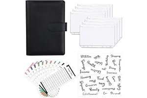 Budget Planner German Forhome A6 Budget Binder with Money Envelopes and Budget Sheets Cash Stuffing Binder Money Organiser for Financial Planner Buget Money Saving Folder