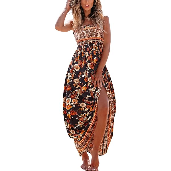 Mini Abito Donna CUPSHE Floreale Paisley Blu - Scollo A V, Senza Maniche, Allacciatura Posteriore, Taglia L