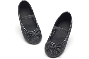 Kiderence Little Toddler Girls Dress Shoes Ballerina Ballet Flats Kids Mary Janes