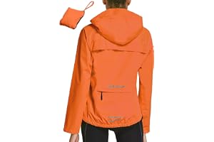 baleaf Cykeljacka dam, regnjacka, vattentät, ventilerande, vandringsjacka, windbreaker, sommarjacka, utomhusjackor, lätt vind