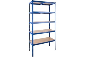 TecTake Etagère de Rangement, Etabli d'Atelier Métallique Murale à Charge Lourde en Acier - Divers Modèles - (Type 2 | n° 402714-3)