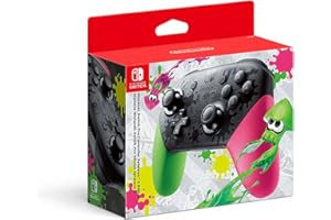 Nintendo Switch: Nintendo Switch Pro Controller, Nero - Splatoon 2 Edition - Limited