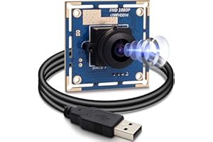 Svpro Cámara USB HD 1080P Módulo de cámara de alta velocidad 30 fps/60 fps/100 fps Cámara de vídeo USB Cámara de video Gran Angular 180 grados Lente ojo de pez PC Webcam UVC Cámara industrial para