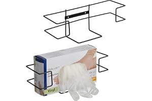 Relaxdays handskehållare, 2-pack, för engångshandskar, väggmontering