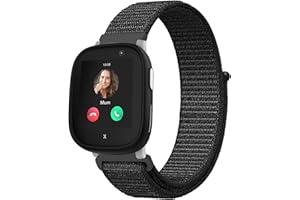 Niboow Nailon Correa para Xplora X6 Play, Niños y Niñas Reloj Inteligente para NiñOs Respirable Ajustable Deportiva Repuesto Velcro Correa para Xplora X6 Play