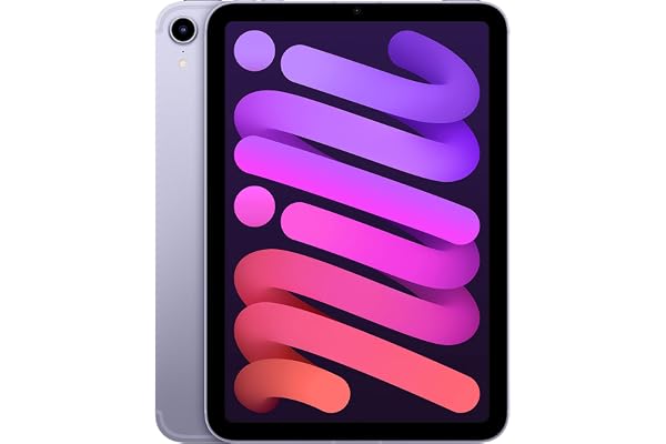2021 Apple iPad Mini (8.3-pouces, Wi-Fi + Cellulaire, 64Go) Mauve (Reconditionné)