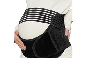 MomTend Pregnancy Support Belt, Pelvic Maternity Belt for Pregnant Women Adjustable No-Slip Pregnancy Maternity Belly Bands Support Belt for Relieve Back, Pelvic, Hip Pain, Xl