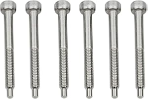 Guyker 6 Pcs String Lock Screws - Stainless Steel Lock Screw Compatible with FR Tremolo System Bridge Electric Guitar