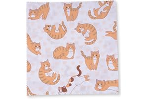 Lens-Aid Mikrofaser Reinigungstuch in schickem Design: Für Kamera, Objektiv, Display und als Brillen-Putztuch (Mikrofasertuch 20x20 cm)