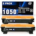 TONER EXPERTE Compatible Brother TN-1050 Black Toner Cartridge Replacement for TN 1050 for HL-1110 HL-1112 HL-1210W HL-1212W DCP-1512 DCP-1610W DCP-1612W MFC-1910W Printer, 2-Pack