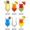 City Pina Colada Glasses 15.75oz / 450ml - Set of 6 - Gift Boxed Classic Poco Grande Hurricane Glassware