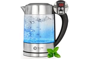 Balter Wasserkocher ✓ Temperatur 60-100C ✓ Warmhaltefunktion ✓ Edelstahl und Glas ✓ BPA FREI ✓ 1,7 Liter ✓ LED