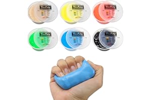 CanDo Antimikrobielle CanDo TheraPutty-Knetmasse, 6er-Set, 450 g