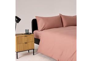 Bassetti Completo Copripiumino Matrimoniale, Cipria, 100% Cotone, 250X200 cm, Set Copripiumino, Parure, Lavabile In Lavatrice, Sacco Copripiumino, Lenzuolo Sotto Con Angoli, 2 Federe