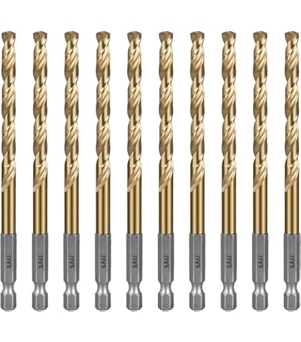 QUARKZMAN Spiralbohrer 16mm - HSS Metallbohrer Mit Reduziertem Schaft (2 Stück)