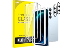 JETech Skärmskydd för Samsung Galaxy S26, 2+2-Pack | med Kameralinsfolie, HD Klart Härdat Glas, Fingeravtryck ID Kompatibel