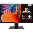 GAMEON 22 inch monitor, Full HD 1920x1080p HDMI and VGA with Ergonomic Tilt, Eye Care Technology with Blue Light Filter and Anti-Glare, Adaptive-Sync and Built-in-speakers