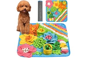 OSDUE Dywan węchowy dla psa, 39 cm mata do karmienia psa szkolenie pasza dla zwierząt zmywalna antypoślizgowa mata do pływania puzzle zabawka dla psów aktywacja umysłowa pies