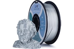 ZIRO Filamento para Impresora 3D PLA PRO Metal Series 1.75 1KG (2.2lbs), Precisión Dimensional +/- 0.03mm, Plata