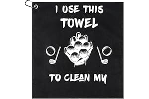 FYKZQWDS Golf Towel, Golf Accessories For Men, Practical Personalised Golf Towel, for Removing Dirt Debris and Moisture, Great Choice To Give To Male Friends Husbands and Fathers