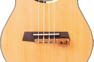 KNA PICKUPS Pickup KNA, ukulele piezoelettrico portatile da 1/8" a 1/4" con controllo del volume (UK-2)