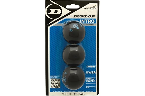 Dunlop 3Bbl Intro Blister de 3 balles Mixte Adulte