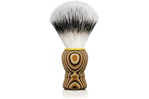 BOTI Hand Crafted Shaving Brush for Wet Shave, Synthetic Hair Bristle, Comfortable Handle, Best Gift for Bearded Man